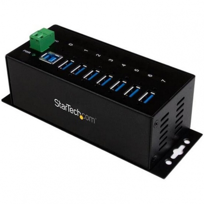 StarTech Hub Ladrn USB 3.0 de 7 Puertos Industrial